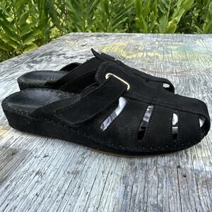La Plume Black Comfortable Sandals Size 36 EU/ 6 US - VGC